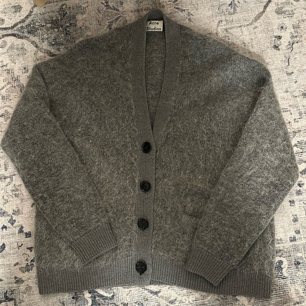 Acne Studio XXS classic mohair cardigan